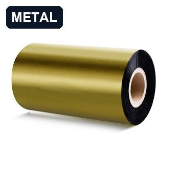 Ribbon Resina Metal Dorado 110x74